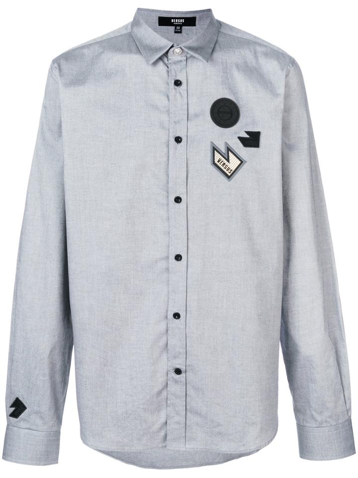 Versus Patch Shirt - Grey