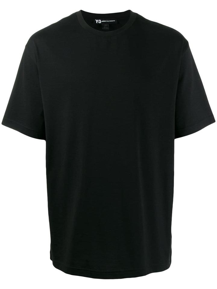 Y-3 Printed Cotton T-shirt - Black