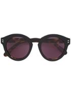 Stella Mccartney Eyewear Round Sunglasses - Black
