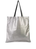 Rick Owens Large Signature Logo Tote Bag - Silver