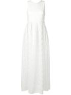 P.a.r.o.s.h. 'pansy' Dress, Women's, Size: Xl, White, Polyester/cotton