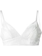 Manning Cartell Divine Excess Bralette, Women's, Size: 10, White, Nylon/viscose