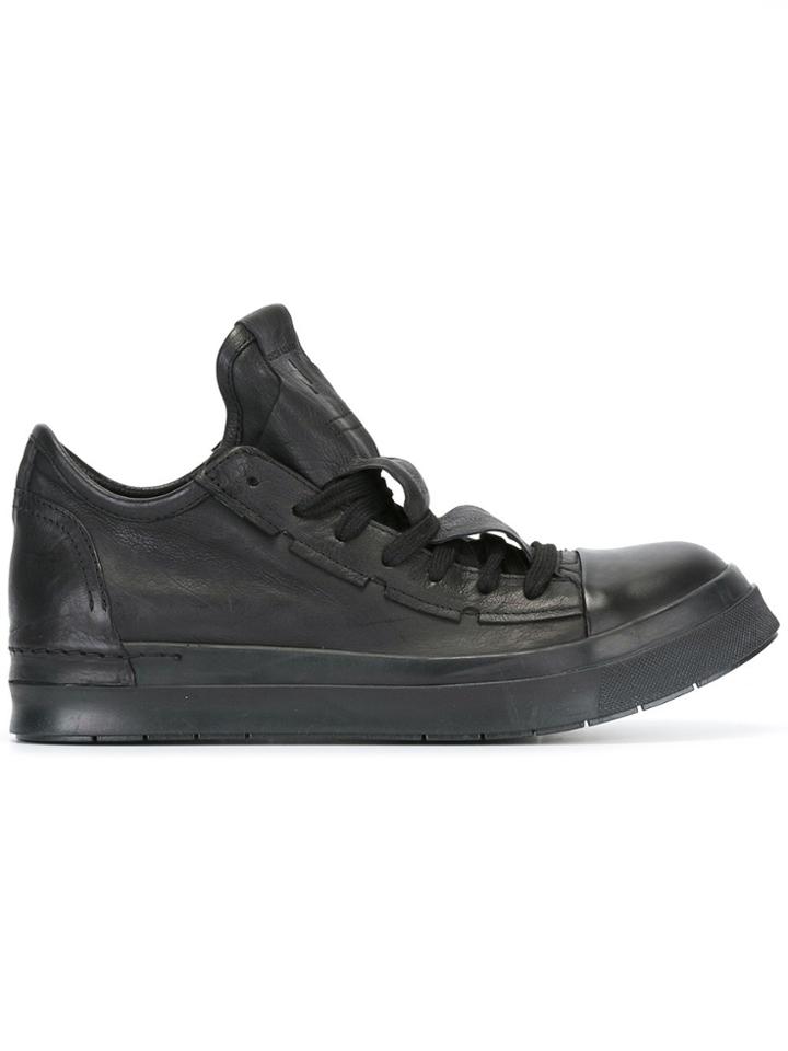 Cinzia Araia Elongated Detailed Tongue Sneakers - Black