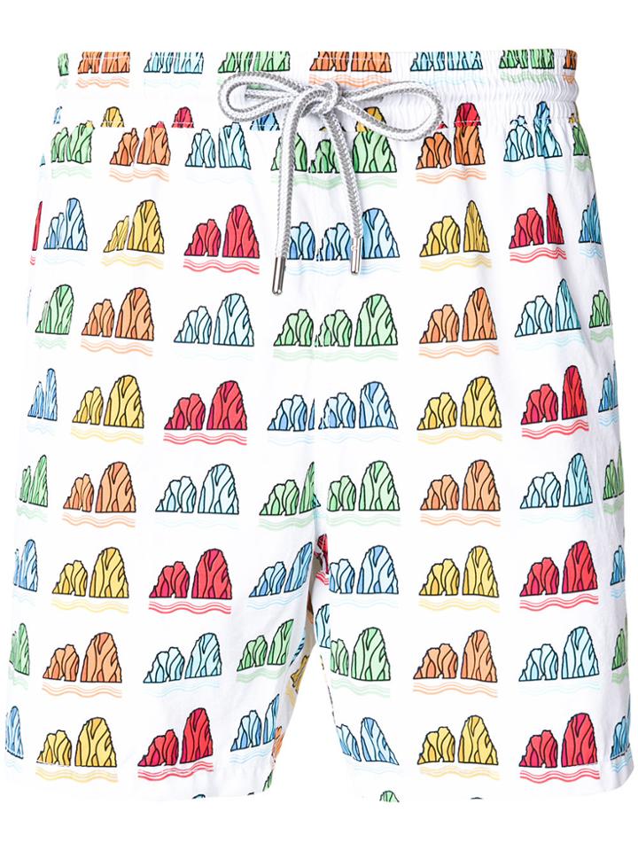 Capricode Faraglioni Print Swim Shorts - Multicolour
