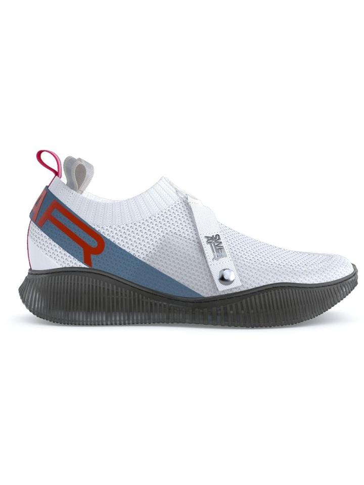 Swear Crosby Knit Sneakers - White/blue