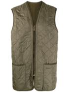 Barbour Quilted Longline Gilet - Green