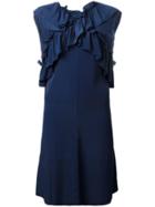 Marni Sleeveless Ruffled Dress - Blue