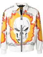 Supreme Vanson Ghost Rider Jacket Ss19 - White