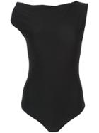 Alix Logan Asymmetric Bodysuit - Black