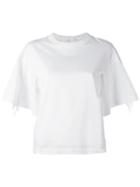 Toga Cropped T-shirt, Size: 38, White, Cotton