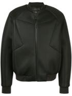 Ex Infinitas Zipped Bomber Jacket - Black