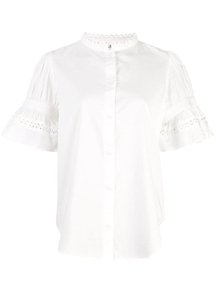 Apiece Apart Flared Sleeve Blouse - White