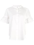 Apiece Apart Flared Sleeve Blouse - White
