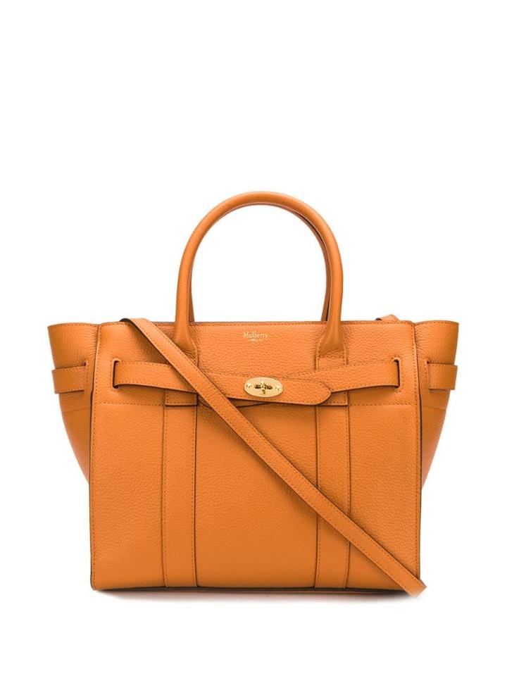 Mulberry Bayswater Tote Bag - Orange