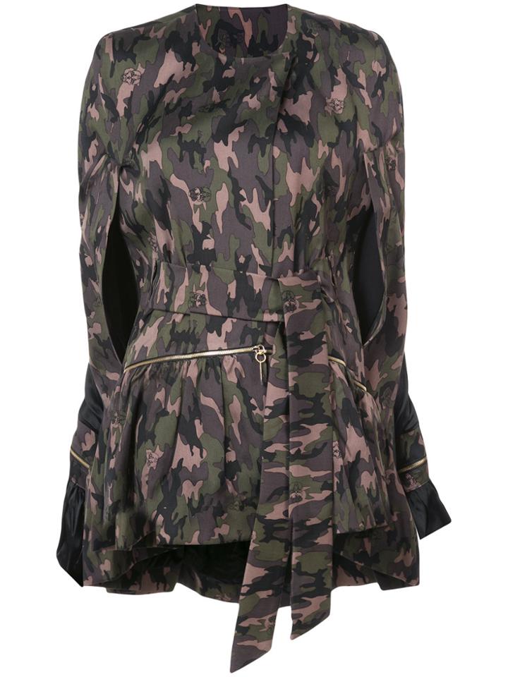Thomas Wylde Camouflage Coat - Green
