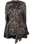 Thomas Wylde Camouflage Coat - Green