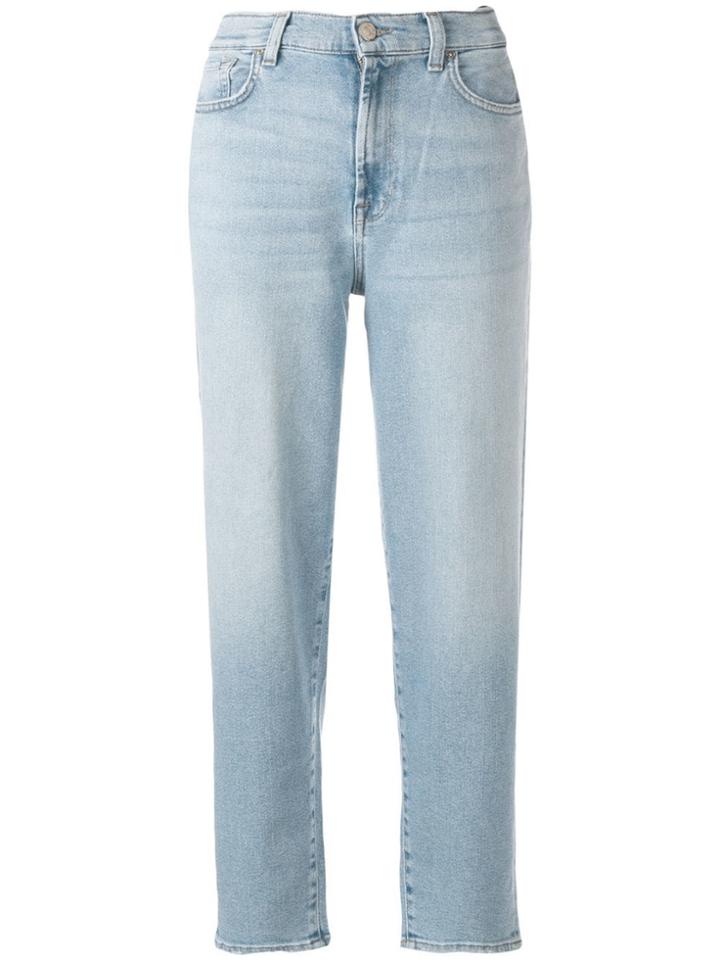 7 For All Mankind Malia Tapered Jeans - Brown