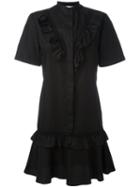 Stella Mccartney 'charlie' Ruffled Dress, Women's, Size: 40, Black, Cotton
