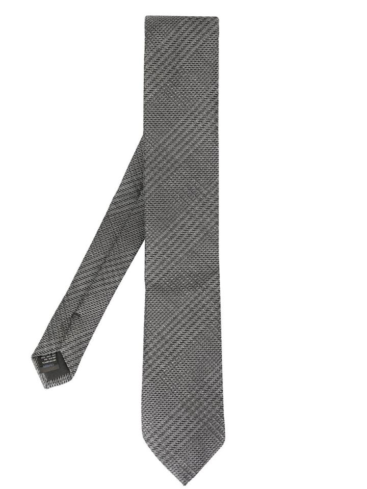 Dolce & Gabbana Check Blade Tie - Black