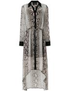 Philipp Plein Sullivan Goldie Long Shirt Dress - Nude & Neutrals