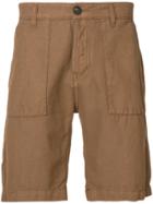 Eleventy Fitted Chino Shorts - Brown