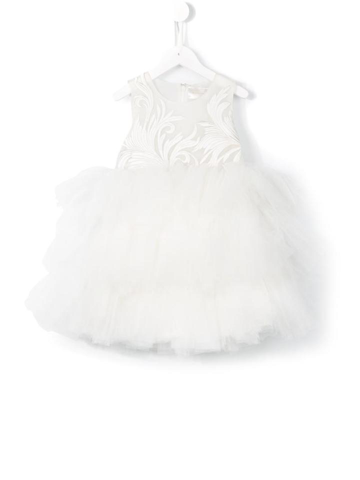 Mischka Aoki 'kiss Of Sunshine' Dress, Girl's, Size: 6 Yrs, White