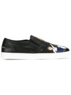 Dolce & Gabbana Family Patch Slip-on Sneakers