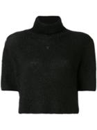 Chanel Pre-owned Cc Logos Short Sleeve Top - Black