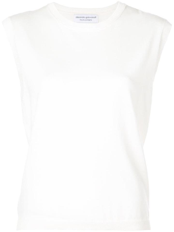 Alexandra Golovanoff Ele Loose Top - White