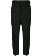 Rick Owens Bar Side Panel Tapered Trousers - Black