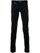 Attachment Skinny Trousers, Men's, Size: 3, Black, Cotton/polyurethane