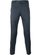 Dondup Chino Trousers, Men's, Size: 36, Blue, Cotton/spandex/elastane