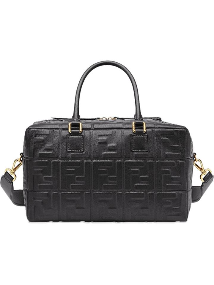 Fendi Boston Small Tote Bag - Black