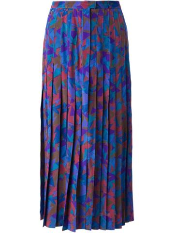 Jean Louis Sherrer Vintage Geometric Print Skirt