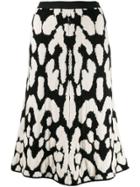 Pierantoniogaspari Printed Midi Skirt - White