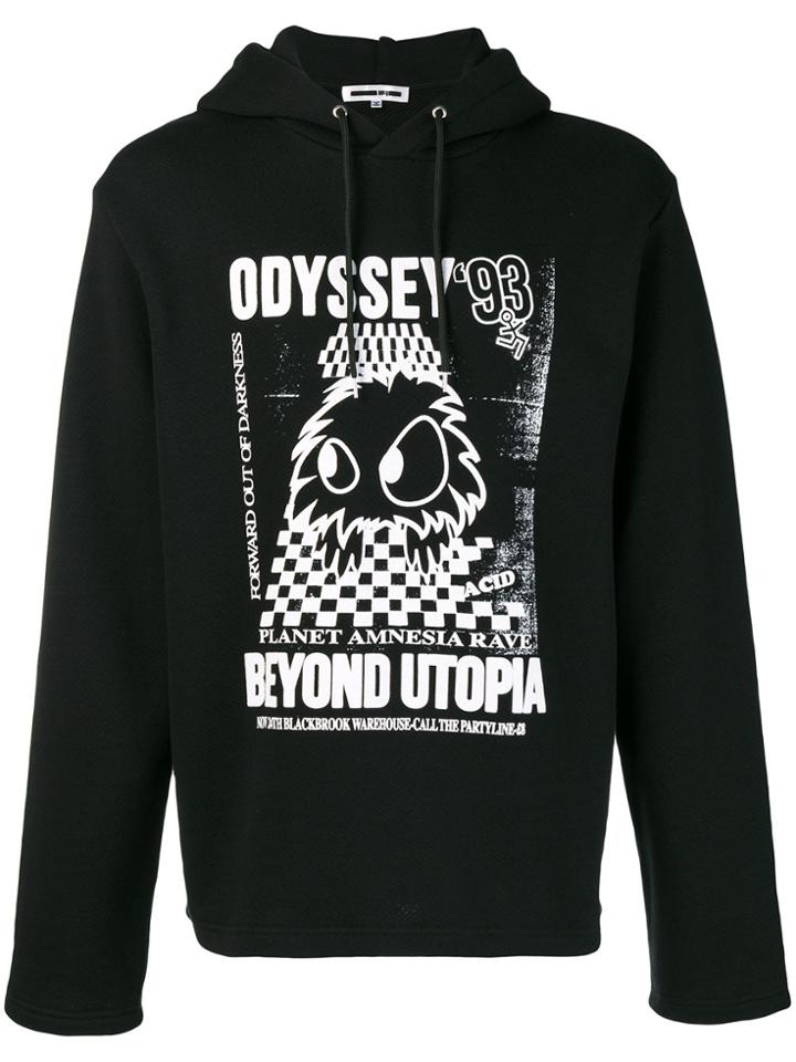 Mcq Alexander Mcqueen Rave Monster Hoodie - Black