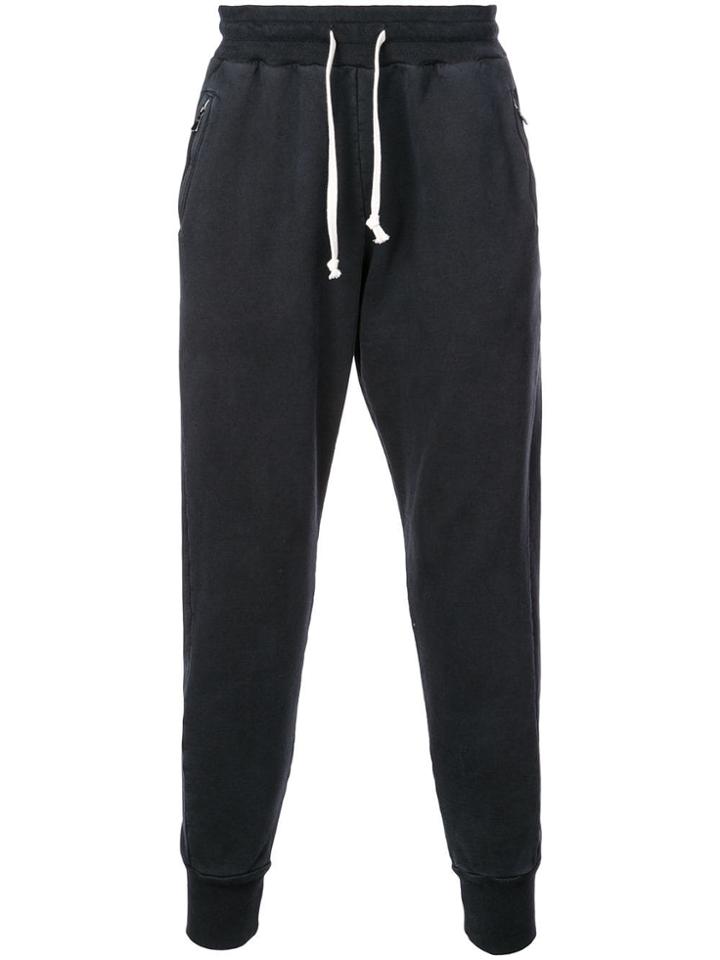 John Elliott Drawstring Waist Track Pants - Black