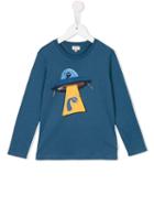 Paul Smith Junior Spaceship Print T-shirt, Boy's, Size: 8 Yrs, Blue