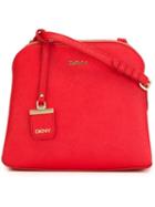 Dkny Saffiano City Zip Crossbody Bag, Women's, Red, Calf Leather