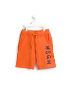 Msgm Kids Logo Sweat Shorts