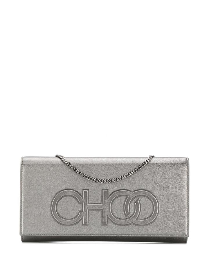 Jimmy Choo Sonia Clutch Bag - Silver