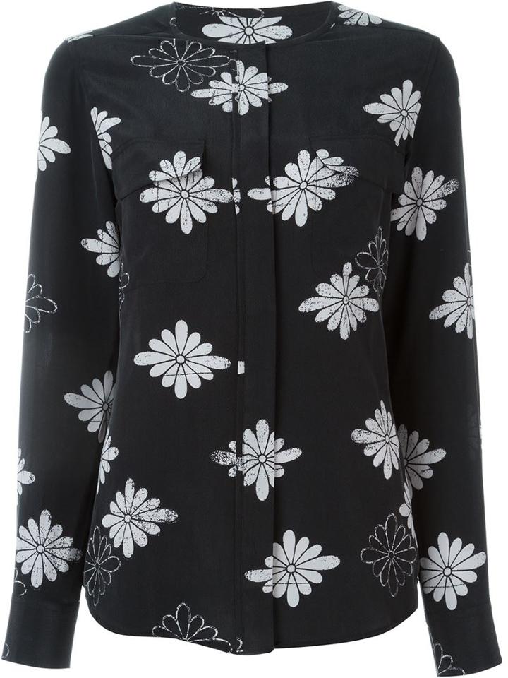 Equipment 'lynn' Collarless Shirt