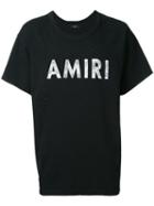 Amiri - Logo Print T-shirt - Men - Cotton - S, Black, Cotton