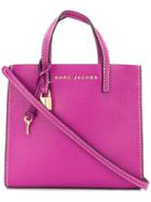Marc Jacobs Mini Logo Plaque Tote Bag - Purple