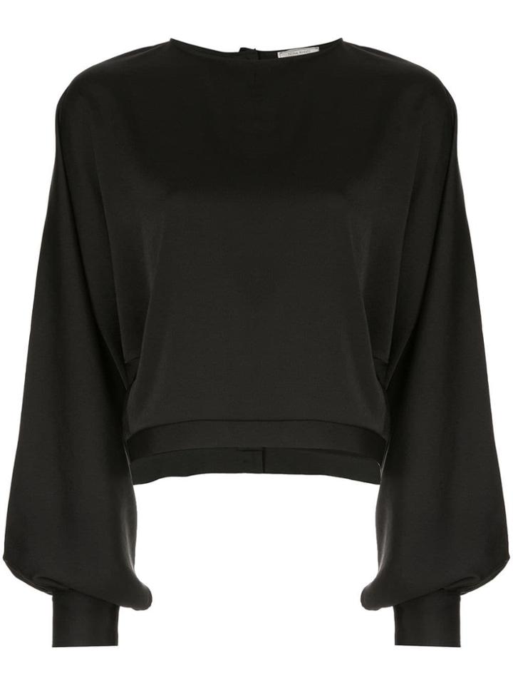 Nina Ricci Back Buttoned Blouse - Black