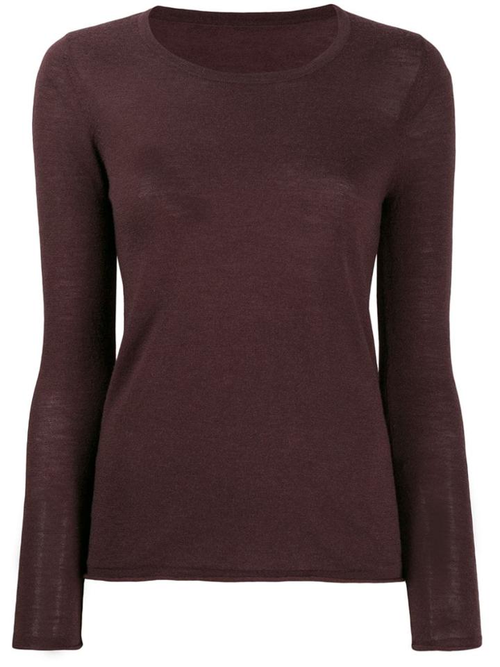 Sottomettimi Round Neck Jumper - Brown
