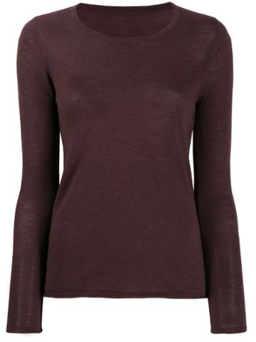Sottomettimi Round Neck Jumper - Brown