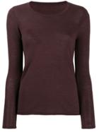 Sottomettimi Round Neck Jumper - Brown