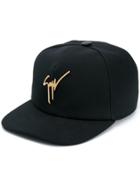 Giuseppe Zanotti Design Kenneth Logo Hat - Black