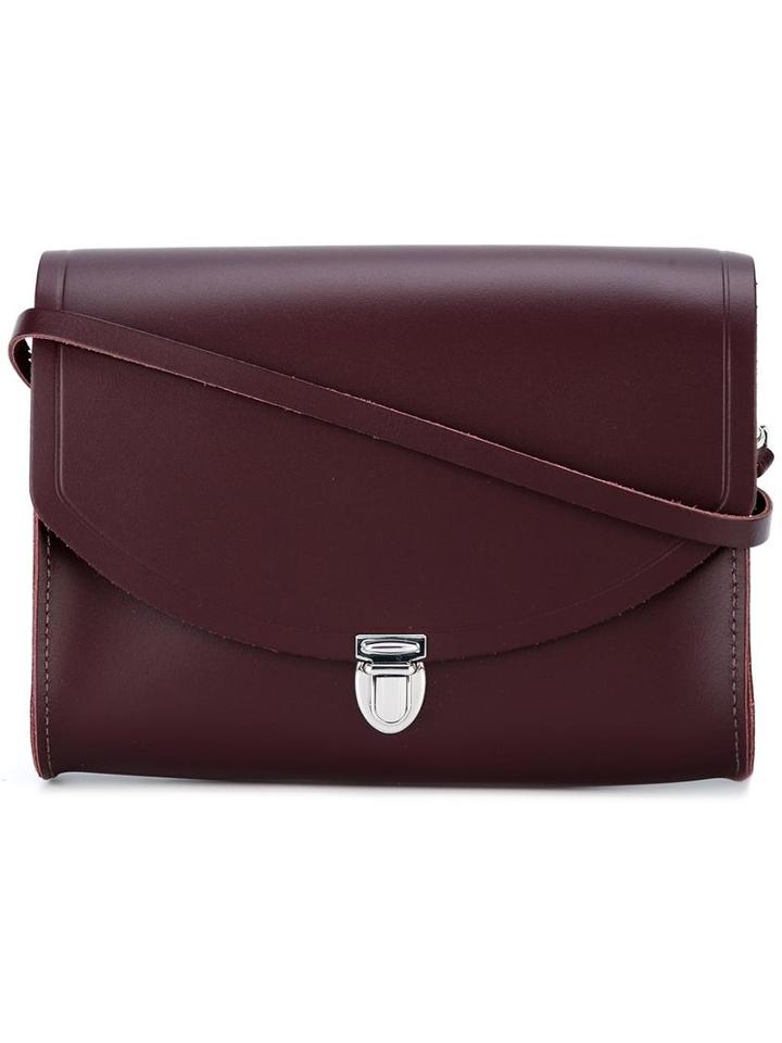 The Cambridge Satchel Company Large 'push Lock' Shoulder Bag, Women's, Red